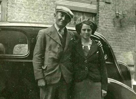 Overgrootvader André Christiaens en zijn vrouw Bertha